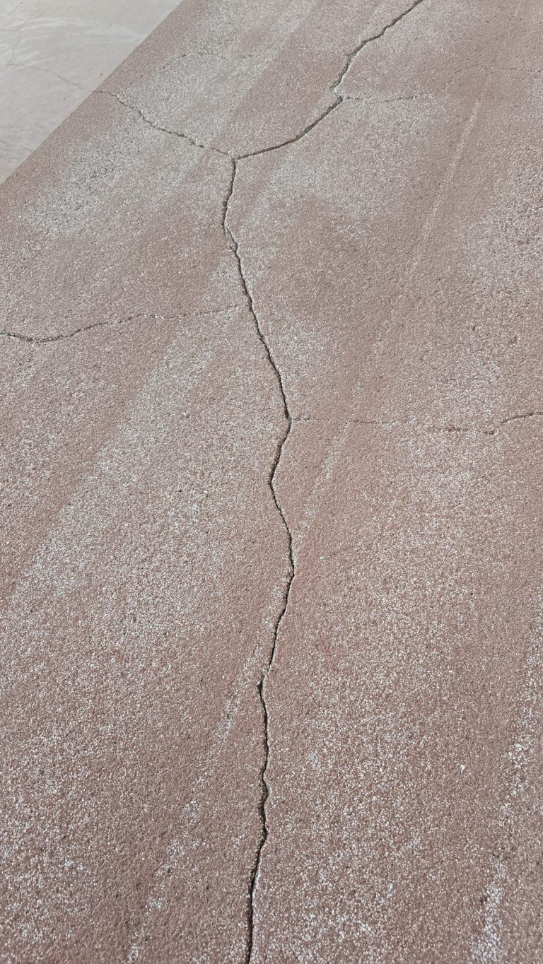 Crepa reticolare dopo pallinatura